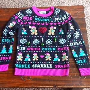 No Boundaries women's ugly sweater small